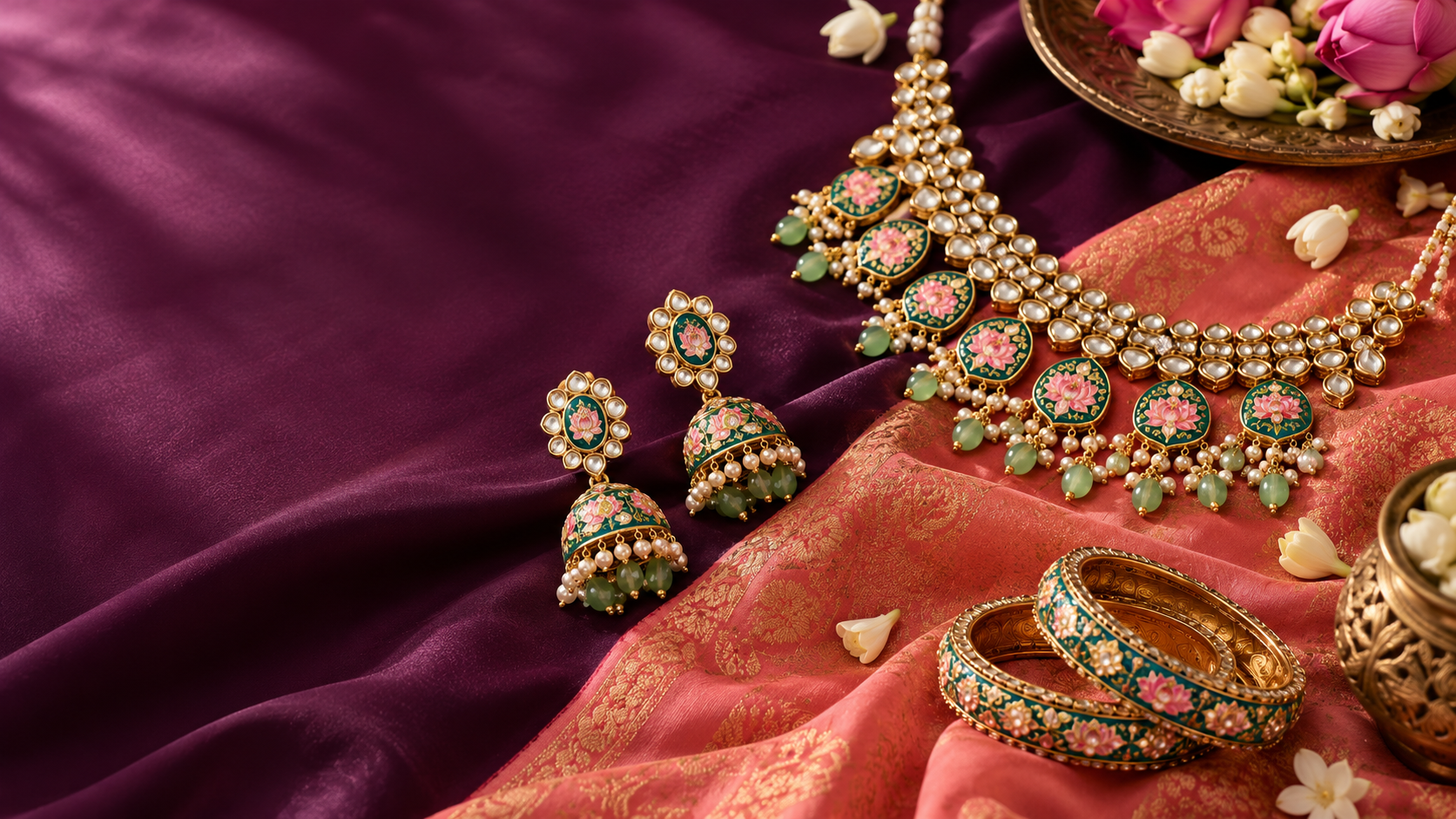 Festive Kundan & Meenakari