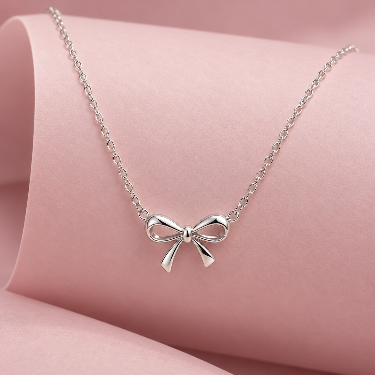 Korean Bow Necklace
