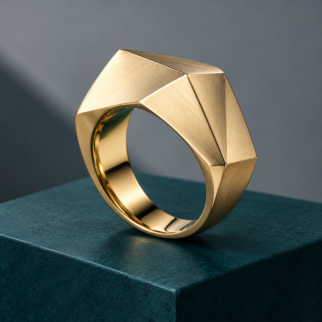 Geometric Fashion Ring
